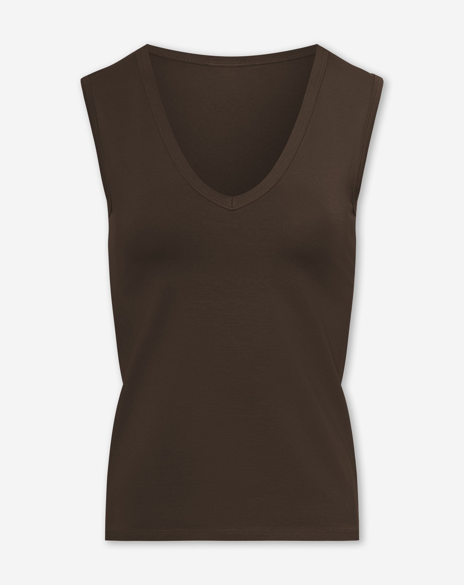 SLEEVELESS VNECK TOP BRUIN