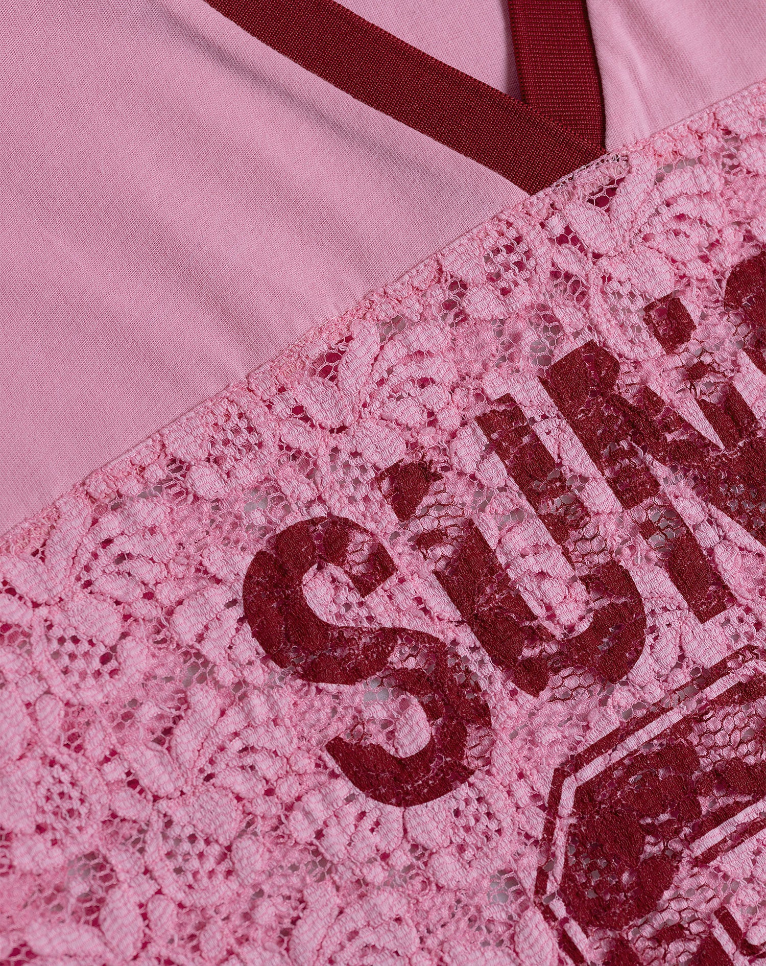 SUNSET LACE SPORTS TEE ROZE