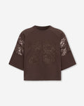 78 RAGLAN LACE TEE BRUIN