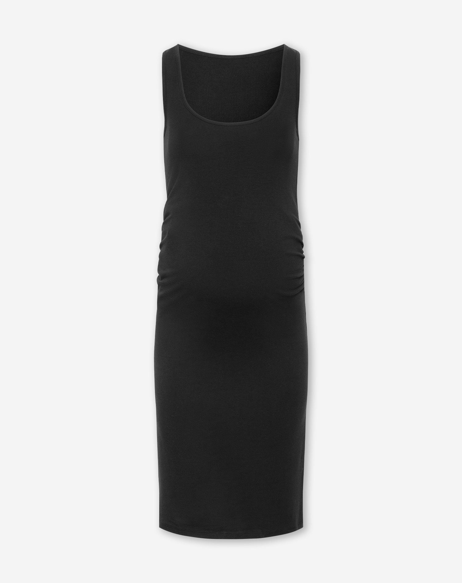 SINGLET DRESS MATERNITY ZWART