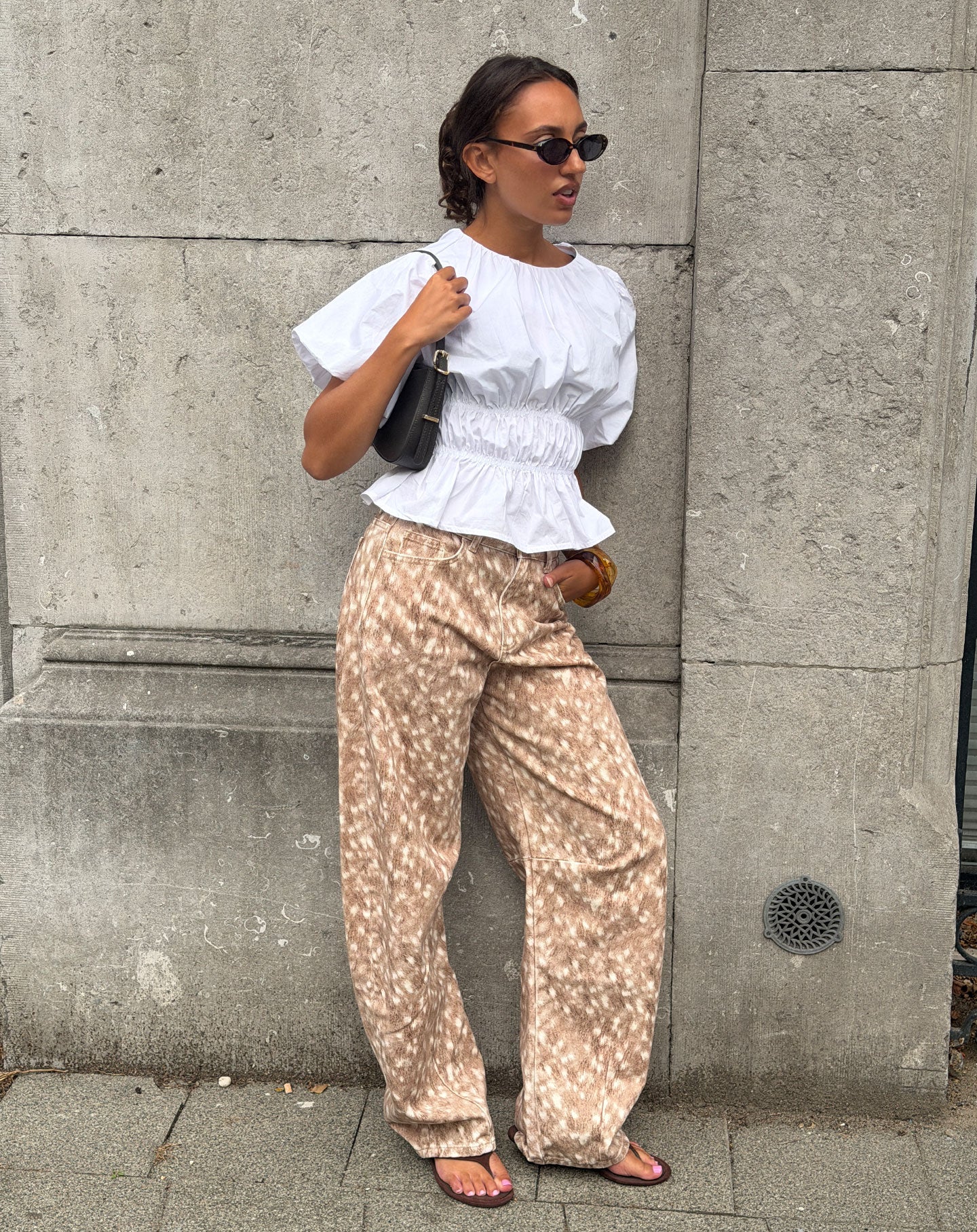 BAMBI BARREL LEG BEIGE