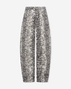 SNAKE BARREL LEG JEANS CRÈME