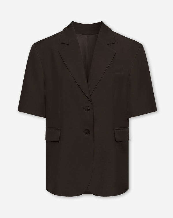 STEVIE SHORT SLEEVE BLAZER BRUIN