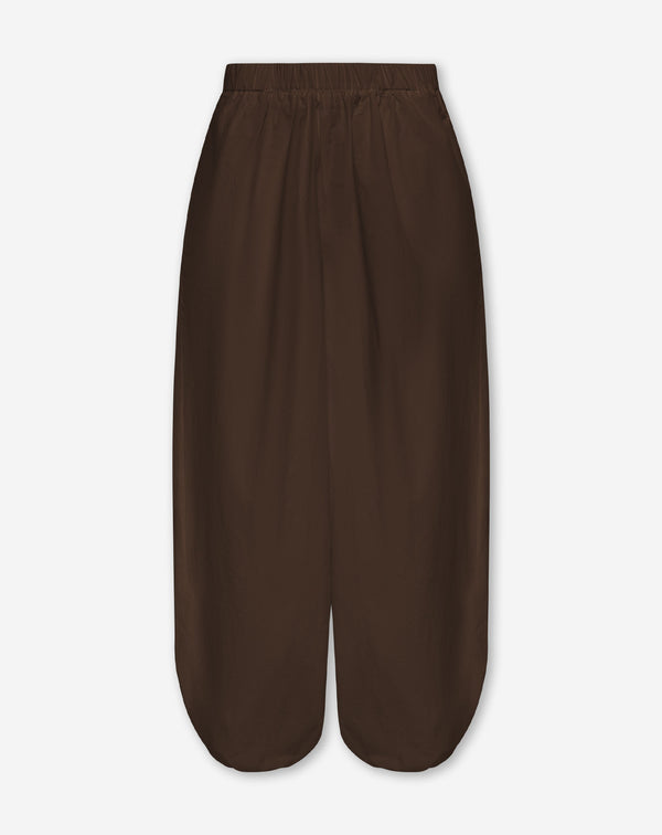 PEGGY BALLOON POPLINE PANTS BRUIN