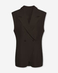 LORNA SLEEVELESS BLAZER BRUIN