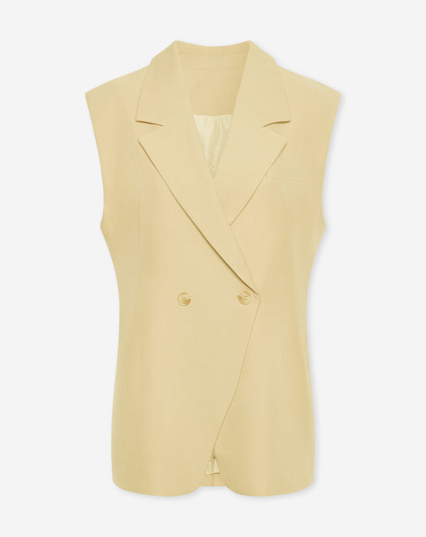 LORNA SLEEVELESS BLAZER BOTERGEEL