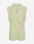 LORNA SLEEVELESS BLAZER PISTACHE