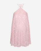 FIORA FLOWER HALTER DRESS MATERNITY ROZE