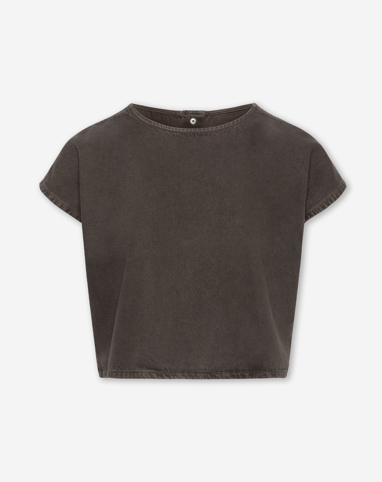 LOTTE  DENIM TOP BRUIN