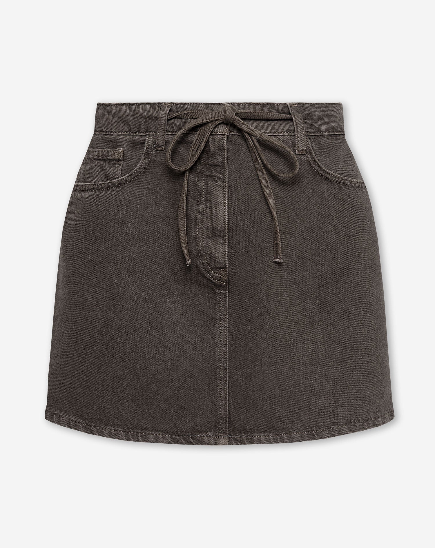 LOTTE DENIM SKIRT BRUIN