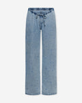 HEART CORD WIDE LEG JEANS MATERNITY BLAUW