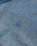 HEART CORD DENIM SHORT MATERNITY BLAUW
