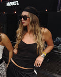BASIC GATHERING SINGLET ZWART