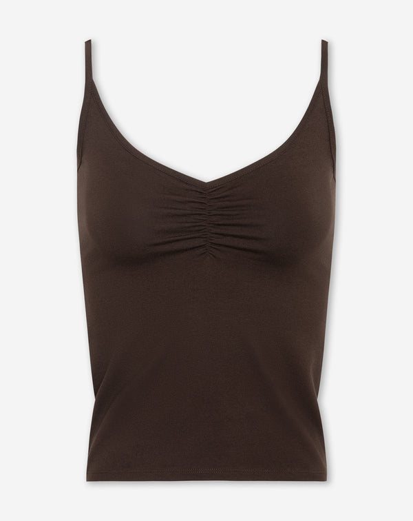 BASIC GATHERING SINGLET BRUIN