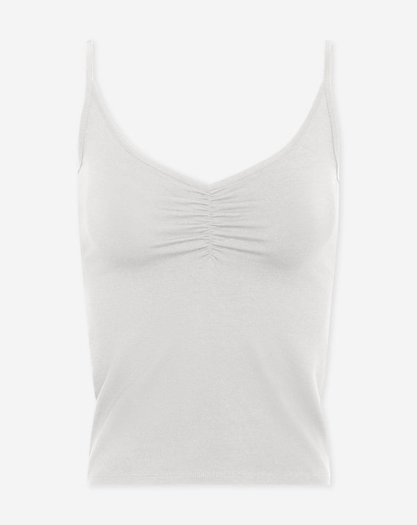 BASIC GATHERING SINGLET CRÈME