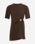BROCHE TEE DRESS BRUIN