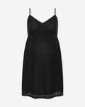 CHRISTIE CROCHET MATERNITY DRESS ZWART