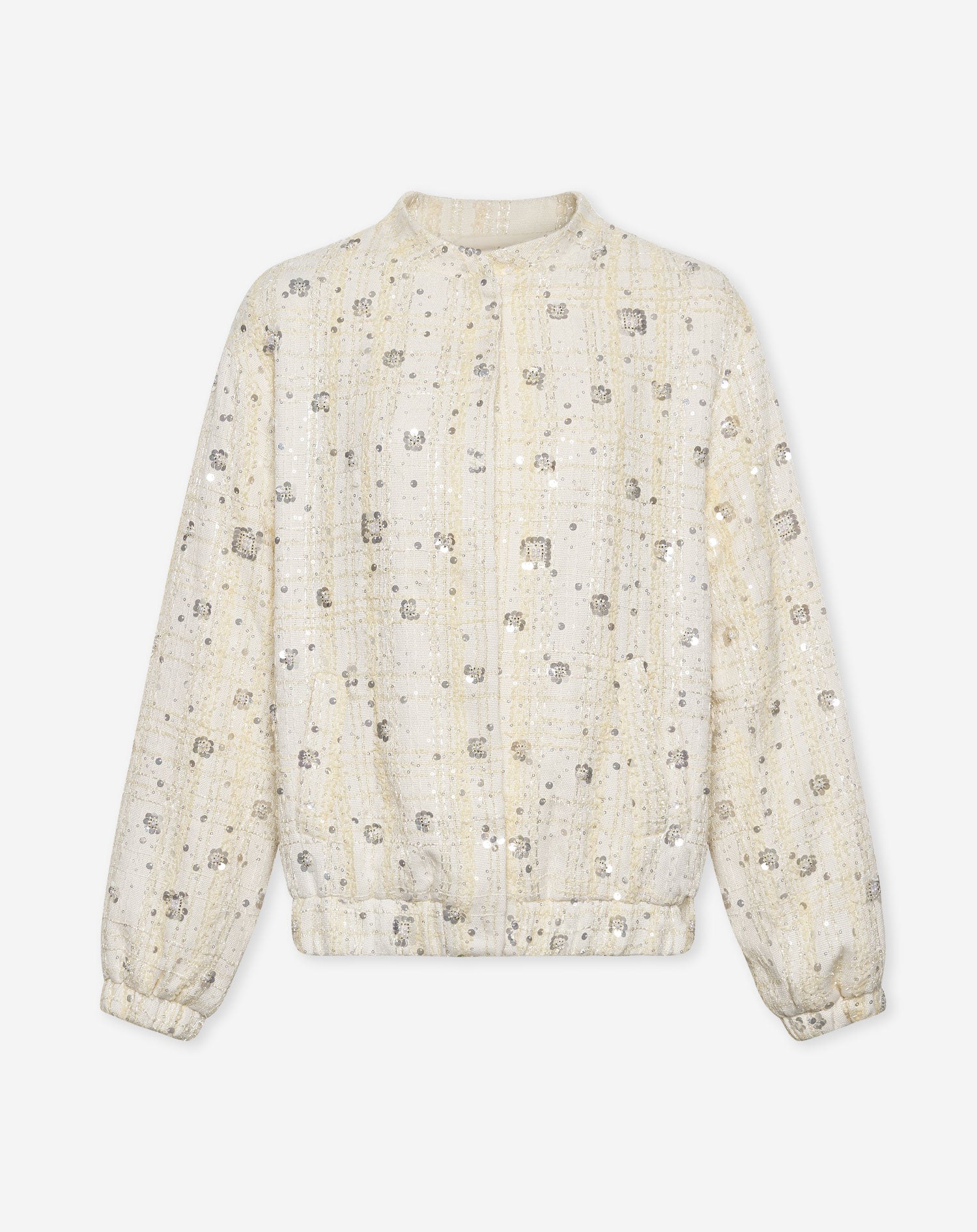 SEFF SEQUIN BOMBER CRÈME