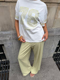 WIDE LEG COMFY PANTS PISTACHE