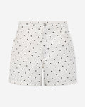 POLKA DOT DENIM SHORT WIT