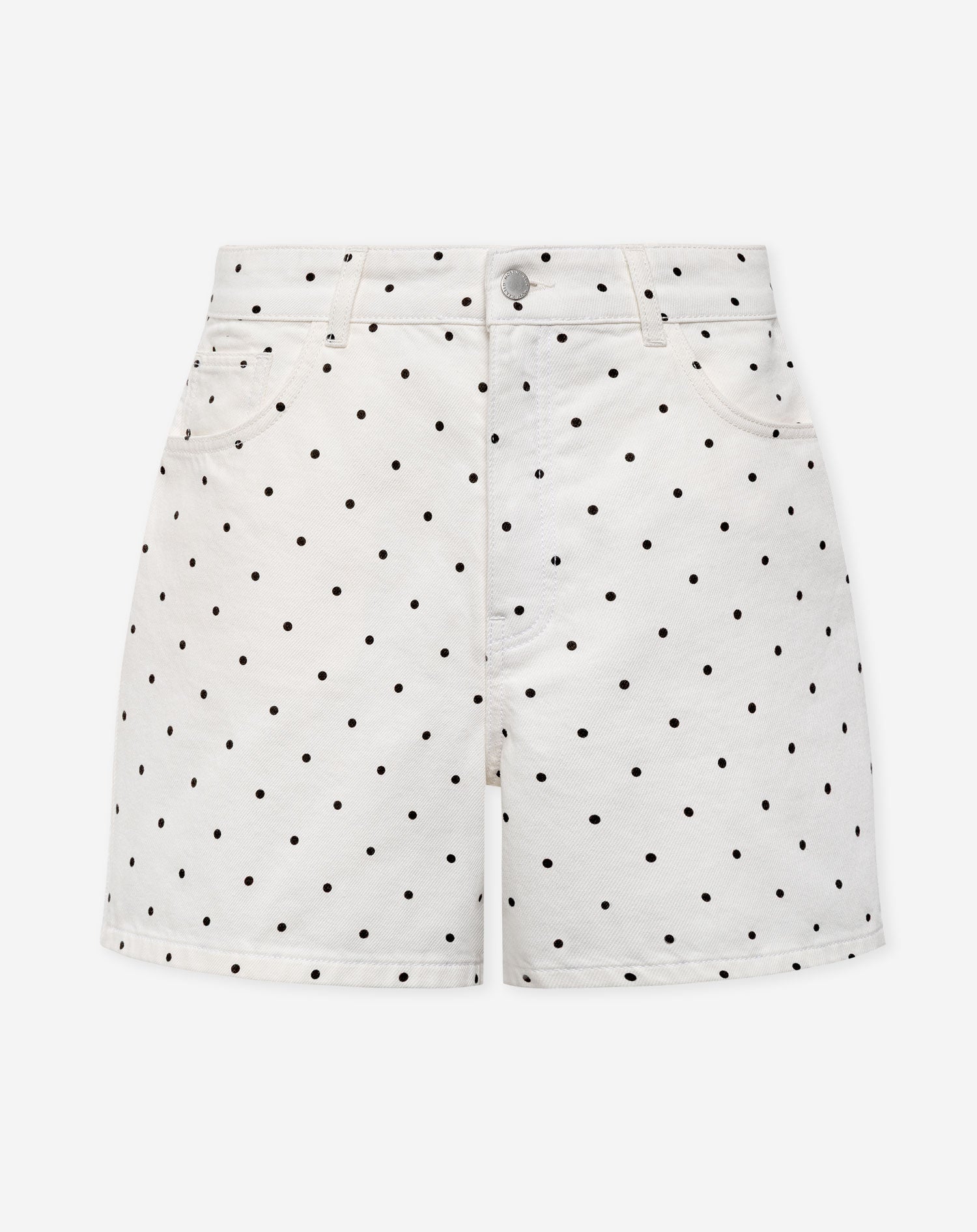 POLKA DOT DENIM SHORT WIT