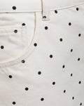 POLKA DOT DENIM SHORT WIT