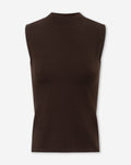 FUNNEL NECK TANKTOP BRUIN