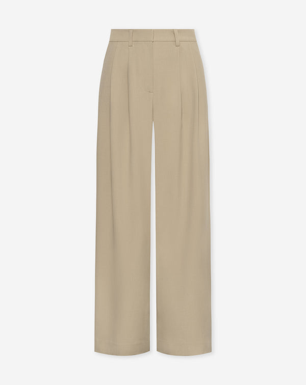 STEVIE WIDE LEG PANTALON BEIGE