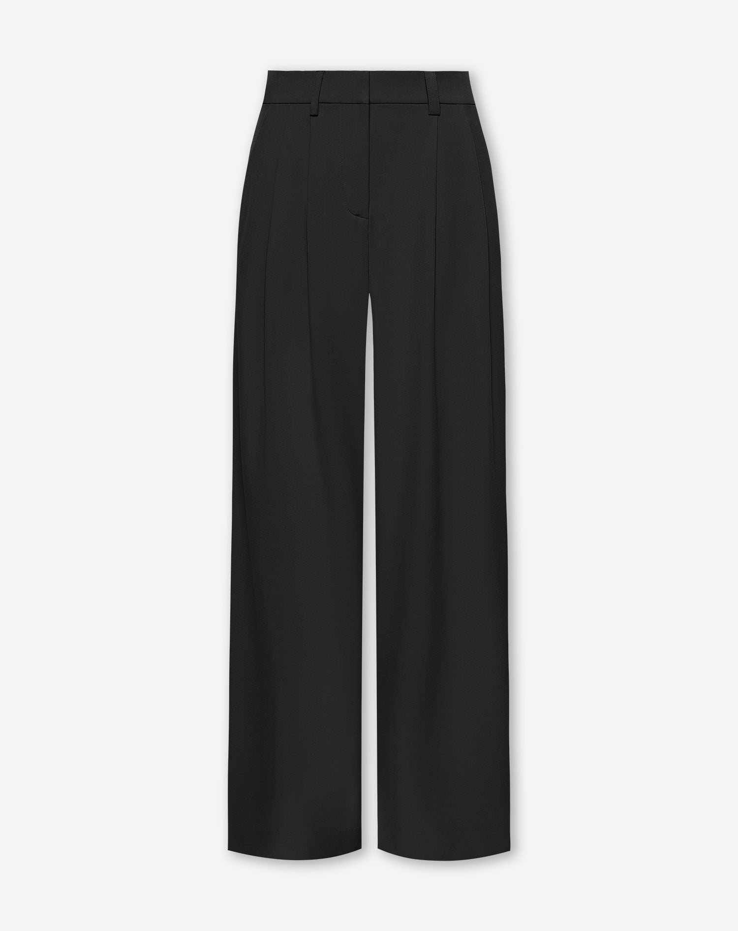 STEVIE WIDE LEG PANTALON ZWART