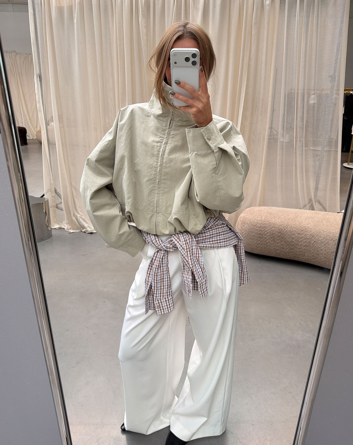 STEVIE WIDE LEG PANTALON CRÈME