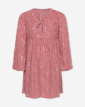 FEMI FLOWER V NECK MATERNITY DRESS BLUSH