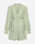 LUX RUFFLE MATERNITY DRESS SALIEGROEN