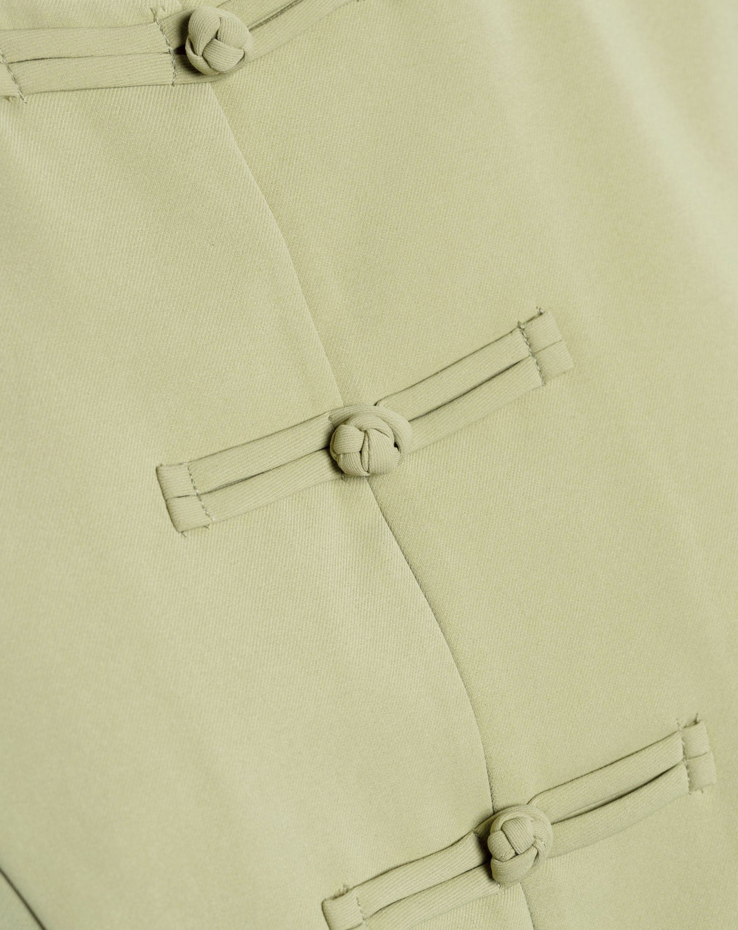 FLYNN MANDARIN GILET SALIE GROEN