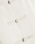 FLYNN MANDARIN GILET OFF WHITE