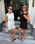 FLYNN HIGH WAIST SHORTS ZWART