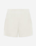 FLYNN HIGH WAIST SHORTS OFF WHITE