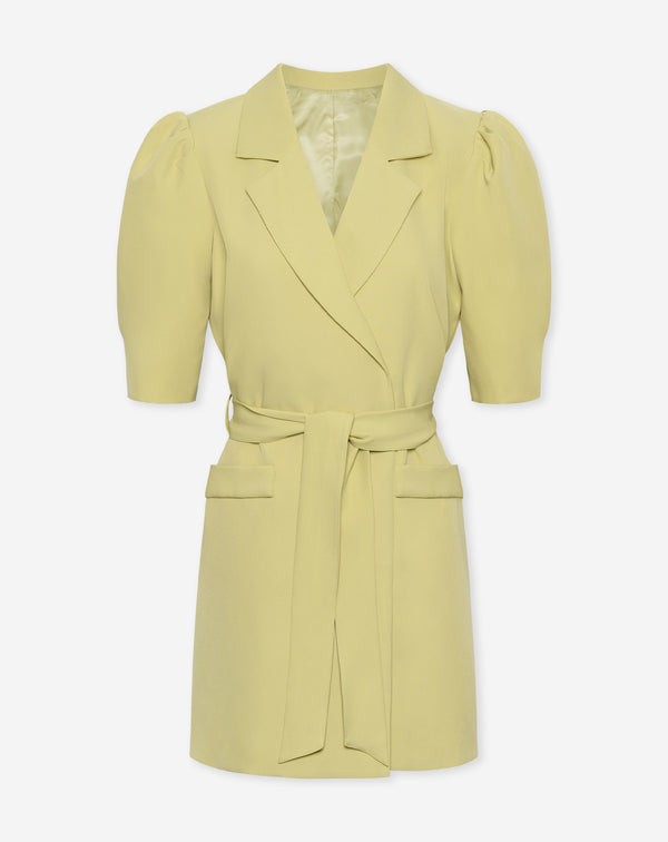 SEMMIE PUFF SHOULDER BLAZER DRESS SALIEGROEN