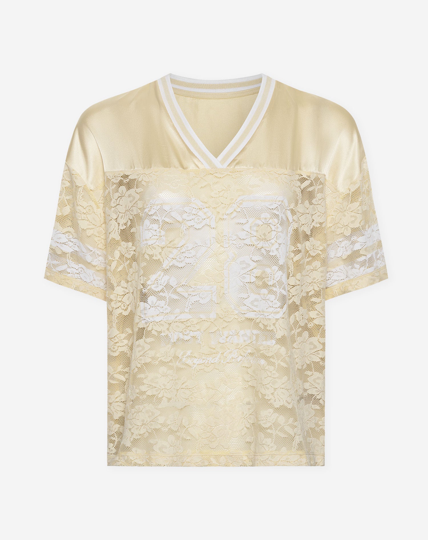 28 LACE SATIN TEE BOTERGEEL