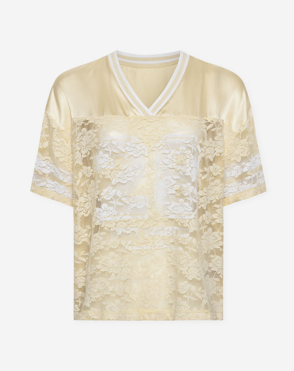 28 LACE SATIN TEE BOTERGEEL