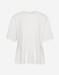 PEPLUM OVERSIZED TEE CRÈME