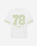 78 LACE OVERSIZED TEE PISTACHE