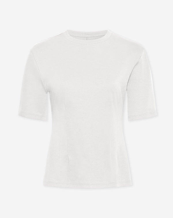 CINCHED TEE CRÈME
