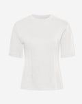 CINCHED TEE CRÈME