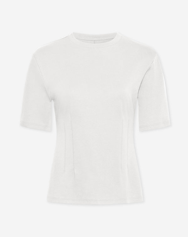 CINCHED TEE CRÈME