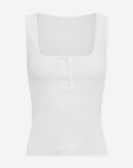 HENLEY RIB TOP CRÈME