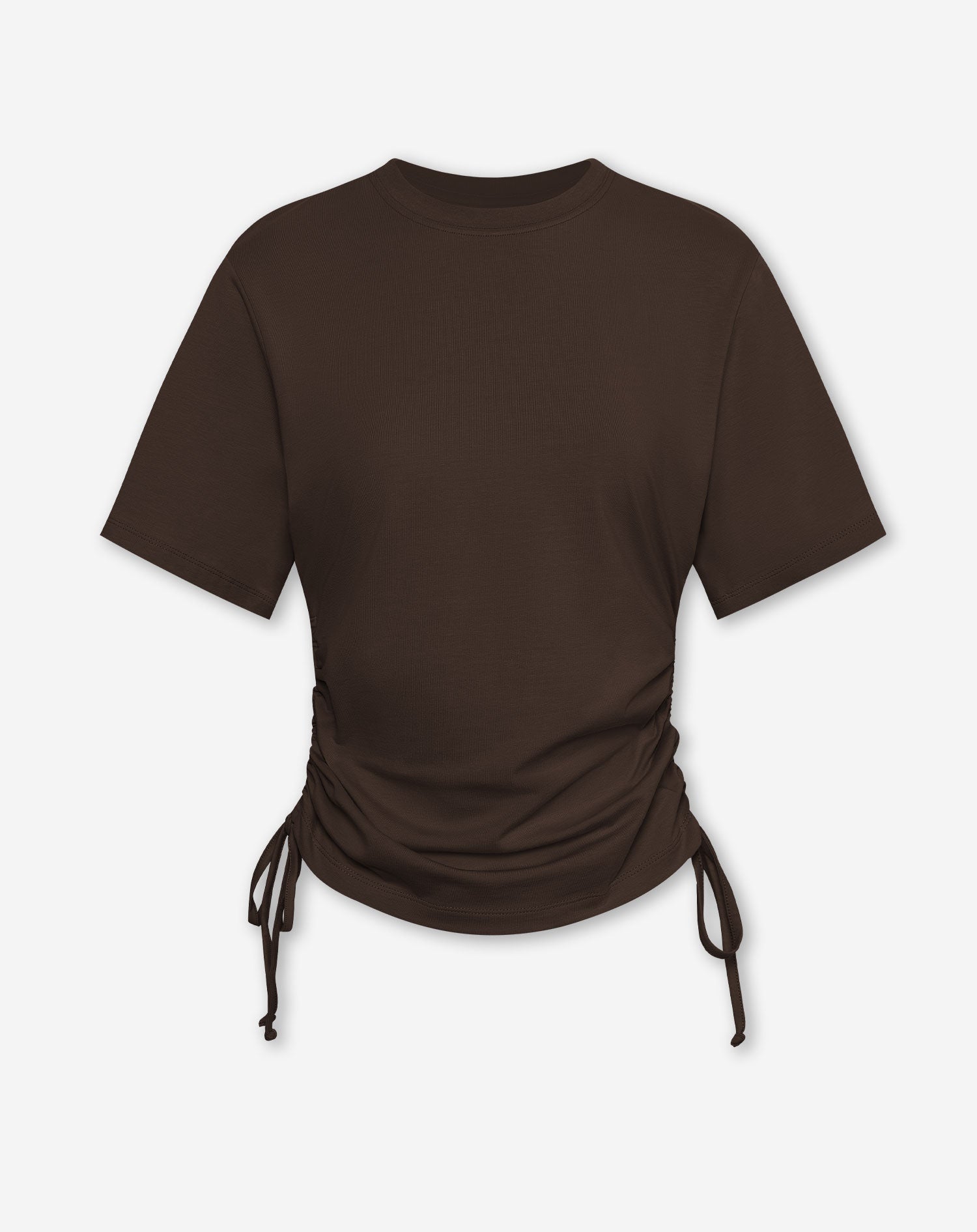 SIDE GATHERING TEE BRUIN