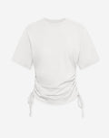SIDE GATHERING TEE CRÈME