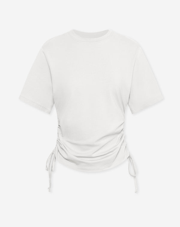 SIDE GATHERING TEE CRÈME