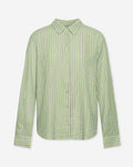 NALANI OVERSIZED STRIPE BLOUSE GROEN