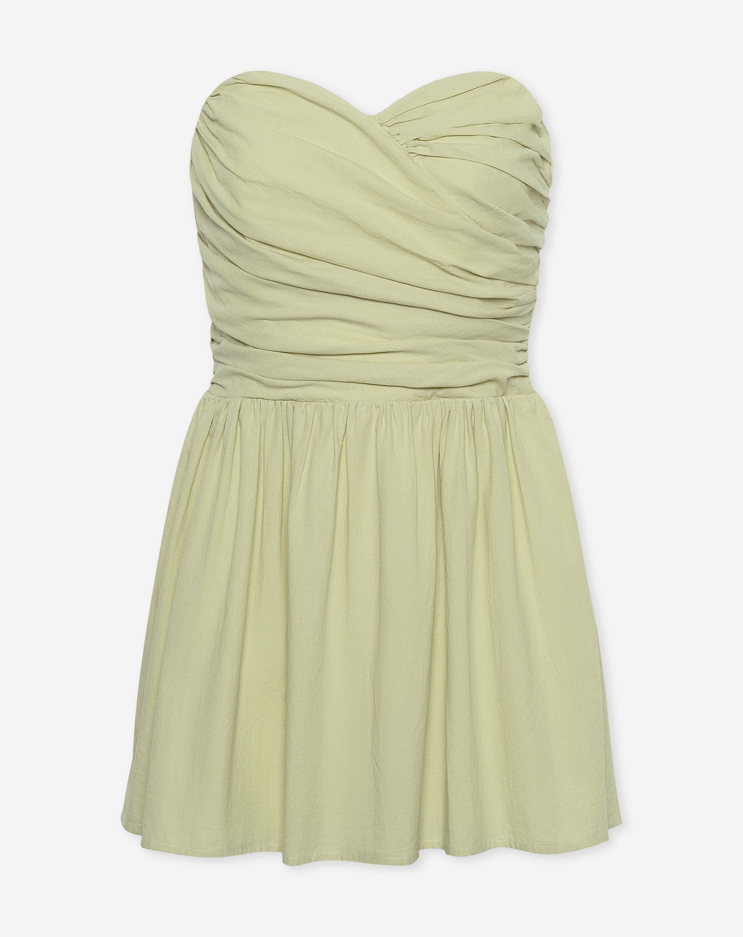 KIRA STRAPLESS COTTON DRESS SALIEGROEN
